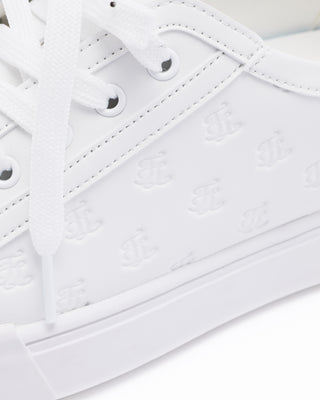 Organza Shoe Lace Logo Sneakers (White)