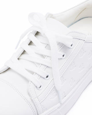 Organza Shoe Lace Logo Sneakers (White)