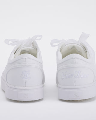 Organza Shoe Lace Logo Sneakers (White)