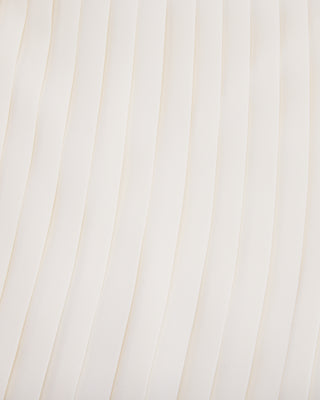 [FL Signature] Fair Liar Silk Twisted Flare Pleated Skirt (Cream)