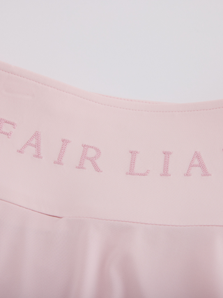 High waist jersey flared skirt (Pink)