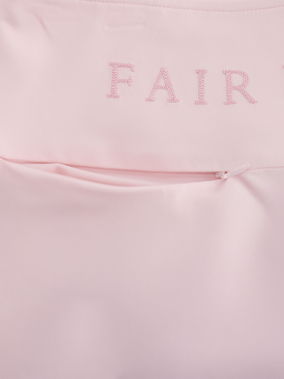 High waist jersey flared skirt (Pink)