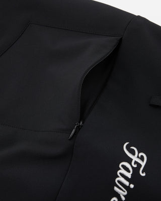 High Waist Ball Pocket Hline Skirt (Black)