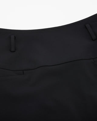 High Waist Ball Pocket Hline Skirt (Black)