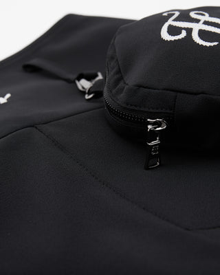 High Waist Ball Pocket Hline Skirt (Black)