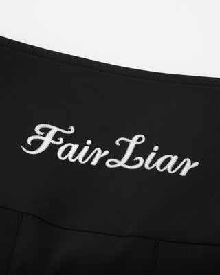 High Waist Ball Pocket Hline Skirt (Black)