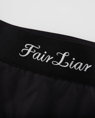 Double Layer Flared Skirt (Black)