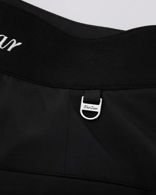 Double Layer Flared Skirt (Black)