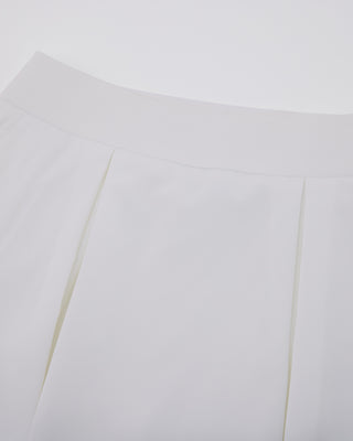 Double Layer Flared Skirt (White)