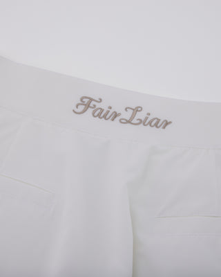 Double Layer Flared Skirt (White)