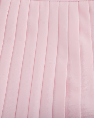 Pique pleated skirt (Pink)