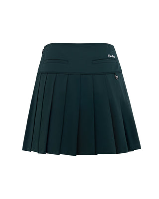 Fair Liar Performance Pleated Skirt (Green)