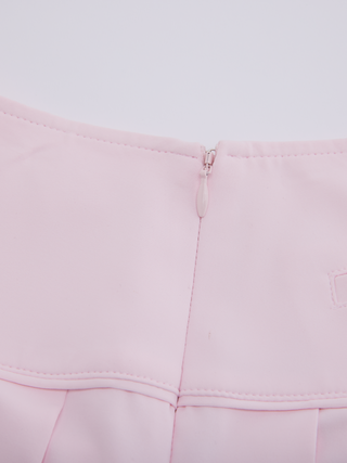 Fair Liar Performance Pleated Skirt (Pink)