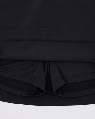 Back Band Hline Skirt (Black)