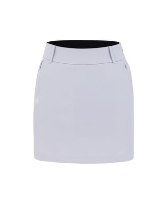 Back Band Hline Skirt (Grey)