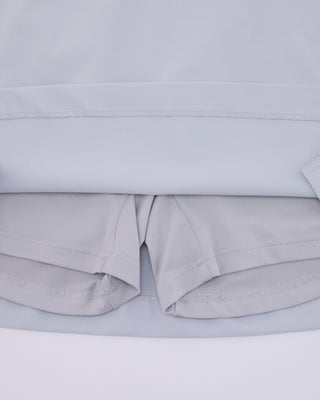 Back Band Hline Skirt (Grey)