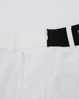 Back Band Hline Skirt (White)