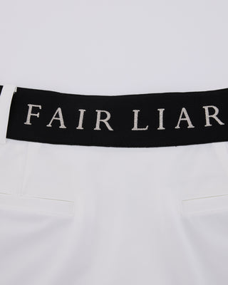 Back Band Hline Skirt (White)