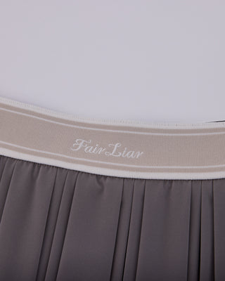 Double Pleated Band Skirt (Cocoa)