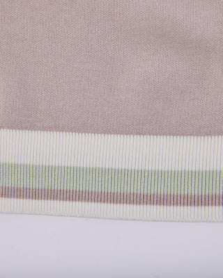 Color Combination Crop Knit (Green)