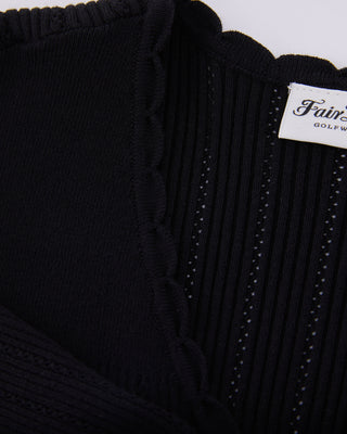 Ribbon Shirring Knit (Black)