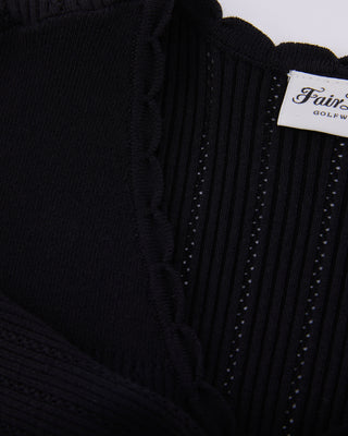 Ribbon Shirring Knit (Black)