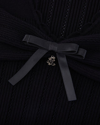 Ribbon Shirring Knit (Black)