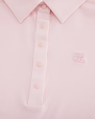 Loose Fit Logo Symbol T Shirt (Pink)