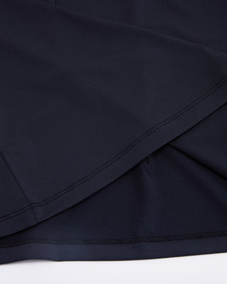 Front shirring short sleeve T Shirt (Black)