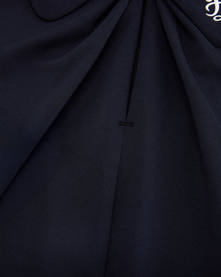 Front shirring short sleeve T Shirt (Black)