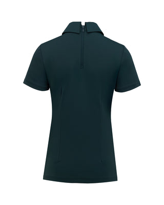Front shirring short sleeve T Shirt (Green)