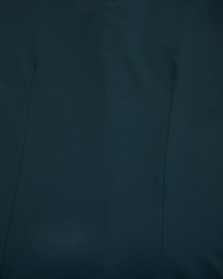 Front shirring short sleeve T Shirt (Green)