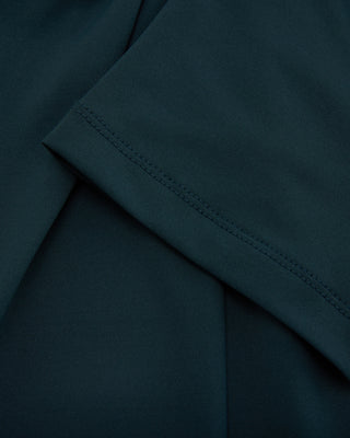 Front shirring short sleeve T Shirt (Green)