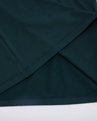 Front shirring short sleeve T Shirt (Green)