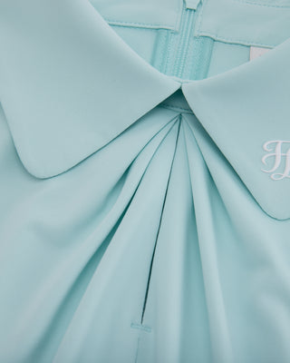 Front shirring short sleeve T Shirt (Mint)