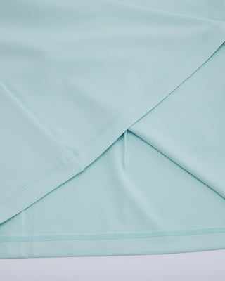 Front shirring short sleeve T Shirt (Mint)