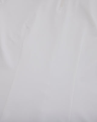 Front shirring short sleeve T Shirt (White)