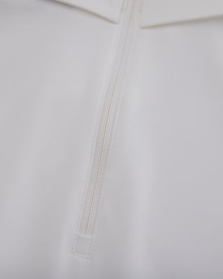 Front shirring short sleeve T Shirt (White)