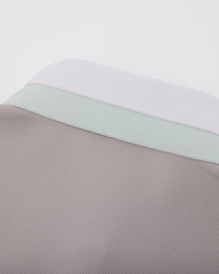 Double Color Collar T Shirt (Beige)