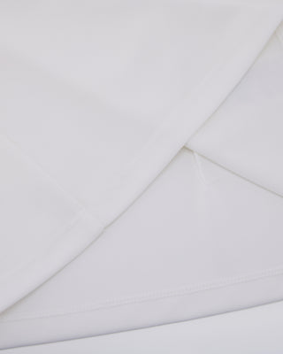 Double Color Collar T Shirt (White)