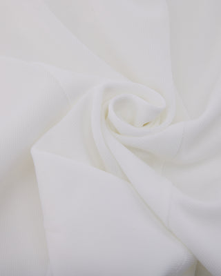 Double Color Collar T Shirt (White)