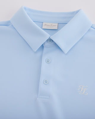 Men's Loose Fit Polo T Shirt (blue)