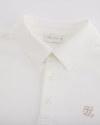 Men's Loose Fit Polo T Shirt (white)