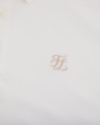 Men's Loose Fit Polo T Shirt (white)