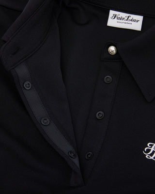 Lettering Scarf Short Sleeve T Shirt (Black)