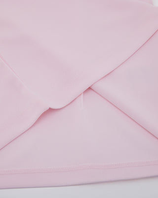 Lettering Scarf Short Sleeve T Shirt (Pink)