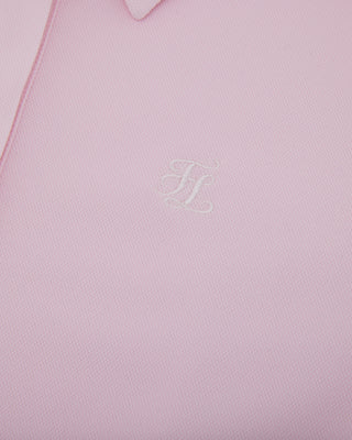 Lettering Scarf Short Sleeve T Shirt (Pink)