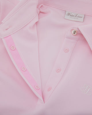 Lettering Scarf Short Sleeve T Shirt (Pink)