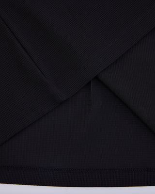 Puff Sleeve Collar T Shirt (Black)