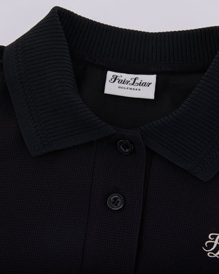 Puff Sleeve Collar T Shirt (Black)